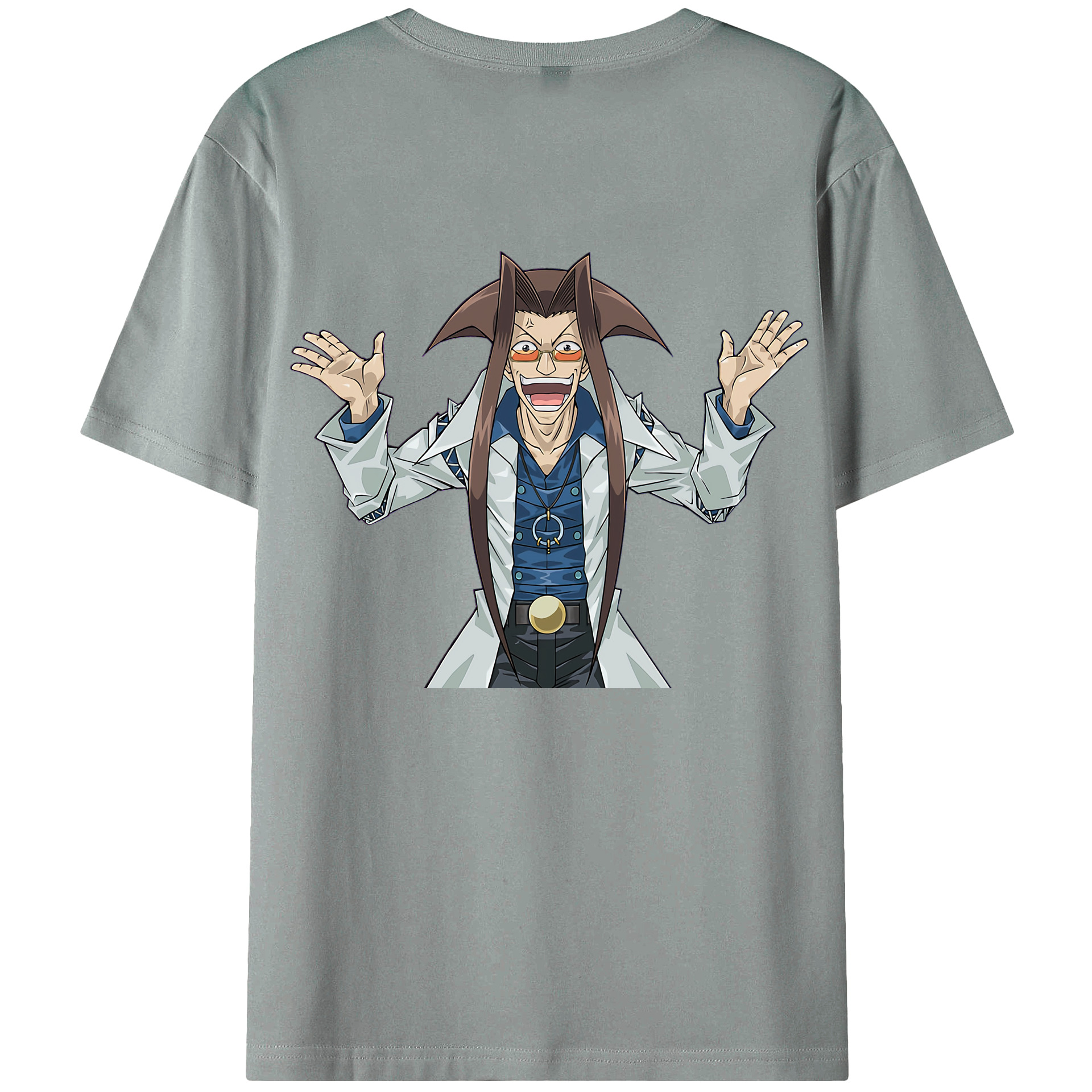 （画像用） 遊☆戯☆王 Yu-Gi-Oh! 綿100％ メンズ半袖Tシャツ（バックプリント） 通気性
